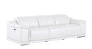 2679 - Genuine Leather Sofa With 3 Power Recliners