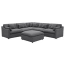 Hobson - Upholstered Modular Sectional Sofa With Ottoman