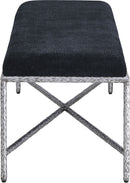 Valley - Bench With Silver Frame