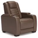 High Impact - Power Recliner / Adj Headrest - Tobacco