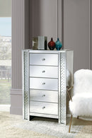 Nysa - Cabinet - Mirrored & Faux Crystals