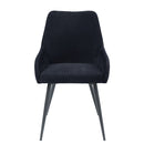 Zudora - Side Chair (Set of 2) - Black Linen