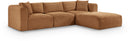 Shaggy - Fabric 4 Piece Modular Sectional
