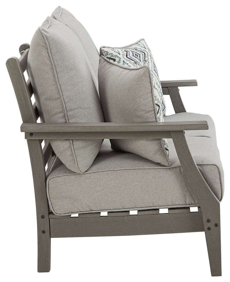 Visola - Gray - Loveseat W/Cushion