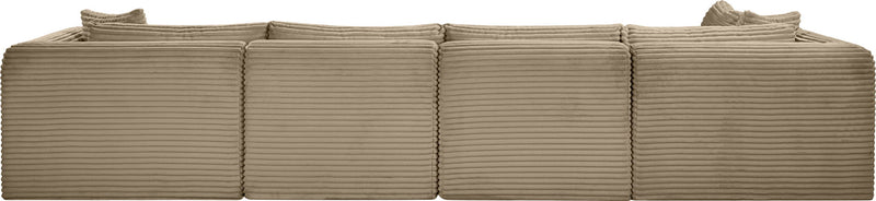 Shaggy - Fabric 5 Piece Modular Sectional