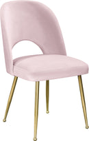 Logan - Dining Chair (Set of 2) - Gold Legs