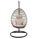 Vasant - Hanging Chair - Fabric & Wicker