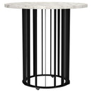 Haven - Round Genuine White Marble Top Table