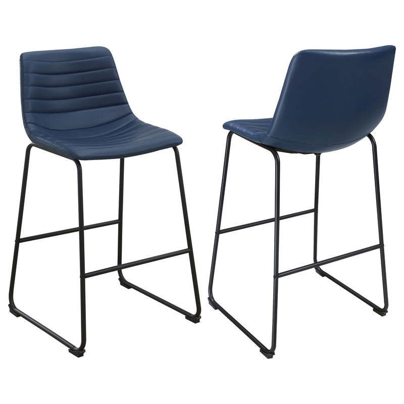 Zuni - Faux Leather Upholstered Bar Chair (Set of 2)