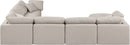 Indulge - Linen 7 Piece Modular Sectional