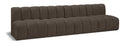 Arc - Boucle Fabric 4 Seats Modular Sofa
