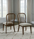 Sturlayne - Dining Upholstered Side Chair (Set of 2) - Spindleback - Brown