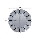 Noralie - Accent Mirror - Mirrored, Faux Diamonds