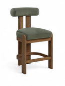 Arienzo - Velvet Upholstered Counter Stool (Set of 2)