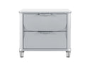 Lando - Nightstand - Silver