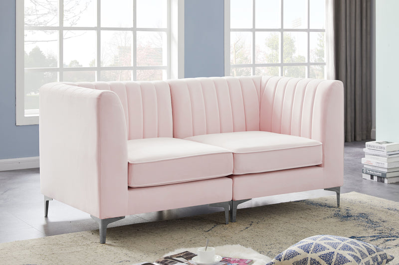 Alina - Modular Sectional - Pink - Modern & Contemporary