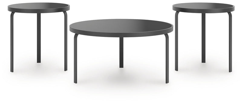 Dorylin - Occasional Table Set (Set of 3) - Black
