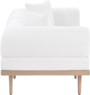 Laguna - 2 Piece Resilient Water Resistant Fabric 71" Upholstered Outdoor Patio Modular Loveseat