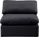 Indulge - Faux Leather Armless Chair