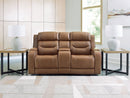 Knightington - Power Reclining Loveseat With Audio Seating