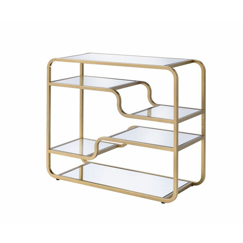 Astrid - Sofa Table - Mirrored & Gold
