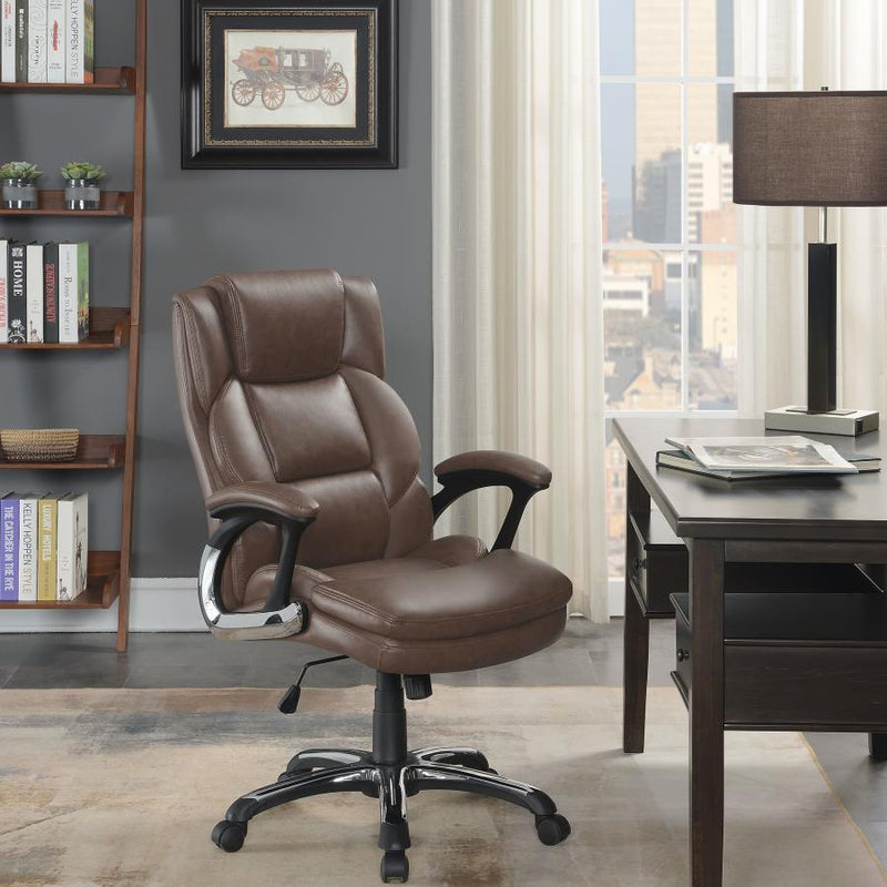 Nerris - Upholstered Adjustable Home Office Desk Chair