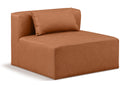 Cube - Armless Chair - Cognac