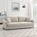 Haran - Sofa With Sleeper - Beige Fabric