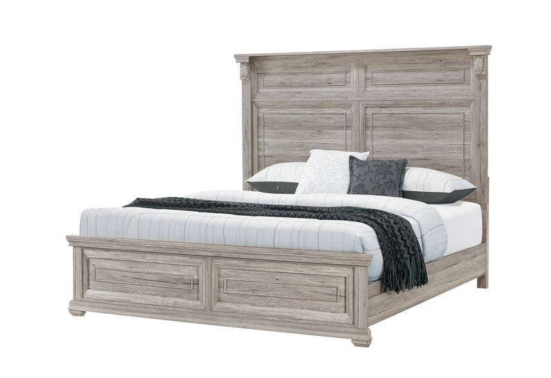 Tatum - 5 Piece King Bedroom Set Without Storage - Natural