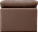 Indulge - Faux Leather Armless Chair