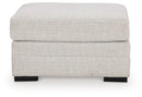 Koralynn - Oversized Accent Ottoman - Stone