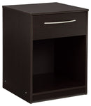 Finch - One Drawer Night Stand - Black