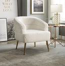 Trezona - Accent Chair - White Teddy Sherpa