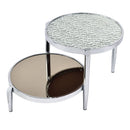 Abbe - Coffee Table - Glass & Chrome