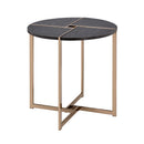 Bromia - End Table - Black & Champagne