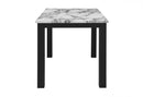 D8032 - 2 Piece Dining Room Set (Dining Table And Dining Chair) - Black / Silver