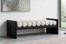 Waverly - Bench With Black Frame