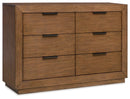 Hennington - Dresser - Medium Brown