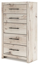 Lawroy - Five Drawer Chest - Light Natural