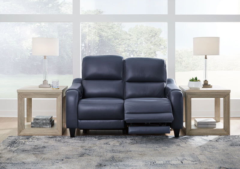 Mercomatic - Power Reclining Loveseat With Adj Headrest