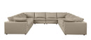 1100 - 10-Piece U-Shaped Sectional In Top-Grain Italian Leather