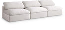 Serene - Modular Armless 3 Seat Sofa