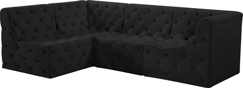 Tuft - Modular Sectional 4 Piece - Black