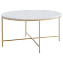 Ellison - Round Marble Top Table