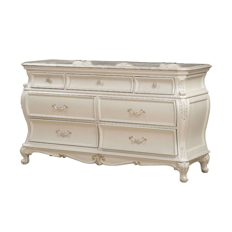 Chantelle - Dresser - Pearl White Finish