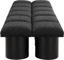 Pavilion - 12 Piece Modular Bench With Black Base