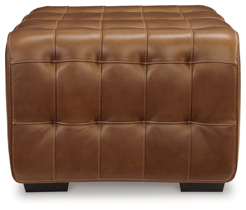 Temmpton - Chocolate - Oversized Accent Ottoman