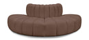 Arc - Faux Leather 4 Piece Modular Sofa