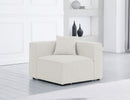 Cube - Linen Corner Chair