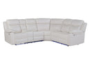 U6026 - Sectional With LED And Speaker - White